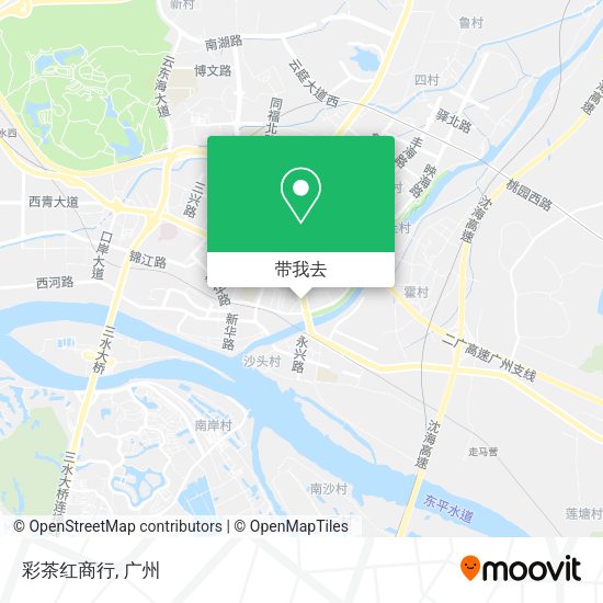 彩茶红商行地图