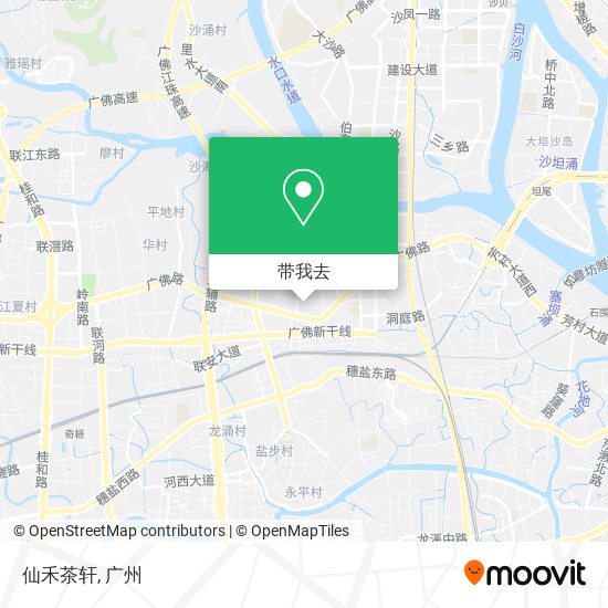 仙禾茶轩地图