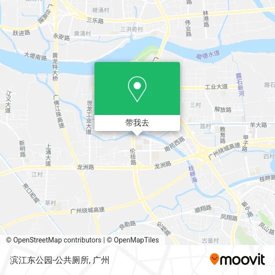 滨江东公园-公共厕所地图