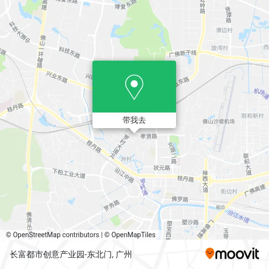 长富都市创意产业园-东北门地图