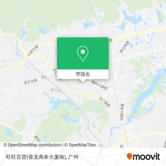 旺旺百货(喜龙商务大厦南)地图