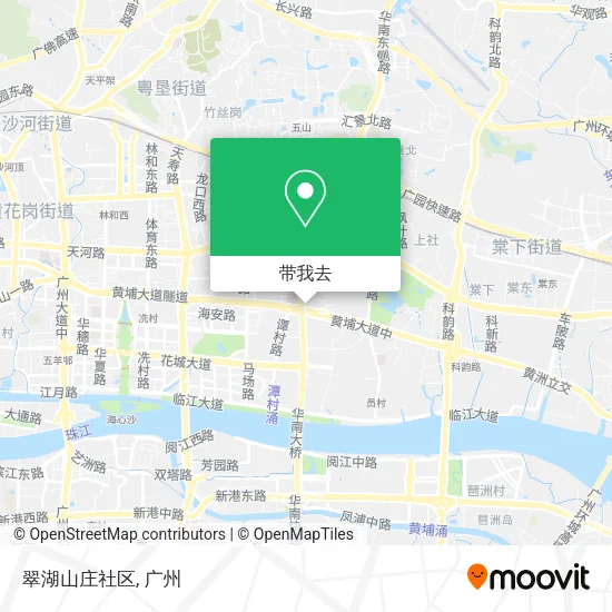 翠湖山庄社区地图