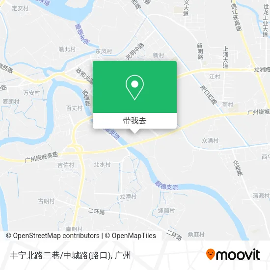 丰宁北路二巷/中城路(路口)地图