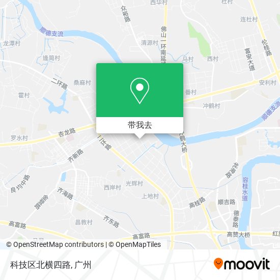 科技区北横四路地图