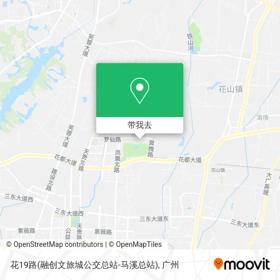 花19路(融创文旅城公交总站-马溪总站)地图