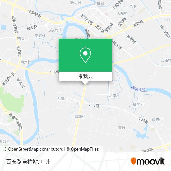 百安路吉祐站地图