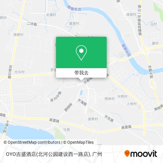 OYO吉盛酒店(北河公园建设西一路店)地图