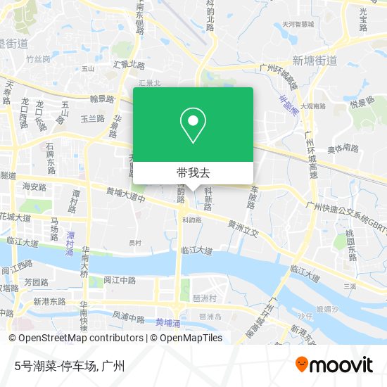 5号潮菜-停车场地图