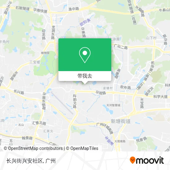 长兴街兴安社区地图