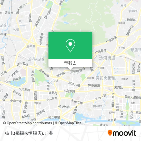 街电(蜀福来恒福店)地图