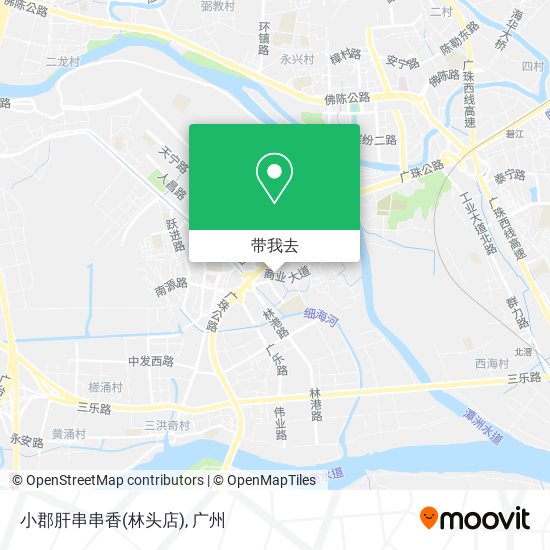 小郡肝串串香(林头店)地图