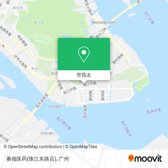 番领医药(珠江东路店)地图