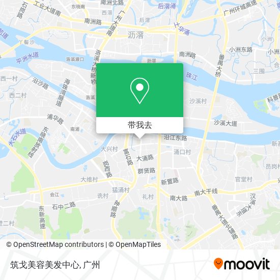 筑戈美容美发中心地图