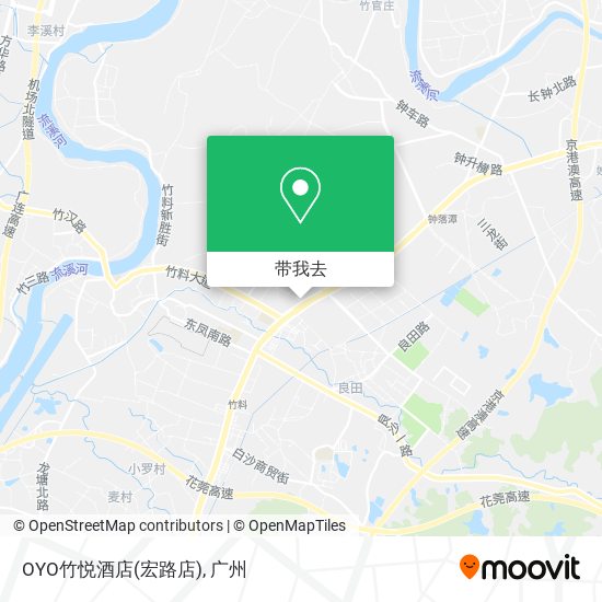 OYO竹悦酒店(宏路店)地图
