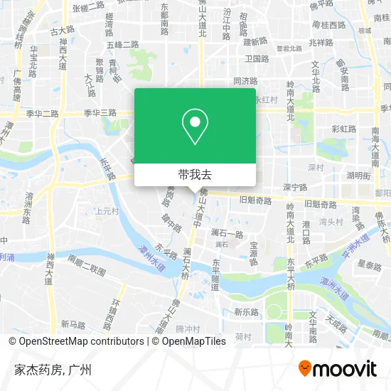 家杰药房地图