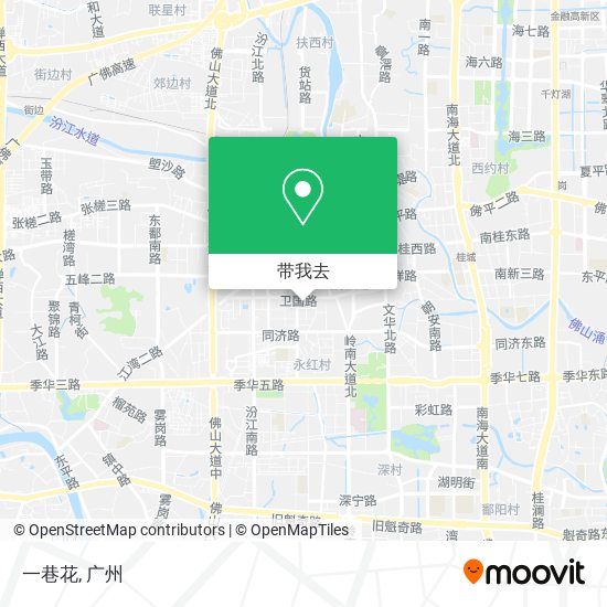 一巷花地图