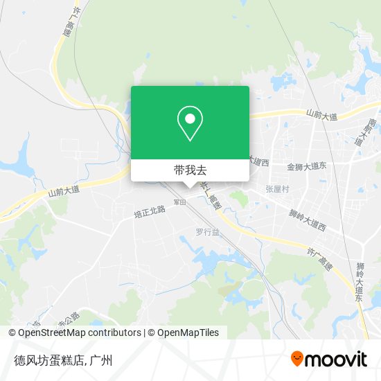 德风坊蛋糕店地图