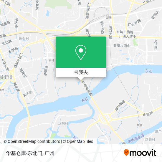 华基仓库-东北门地图