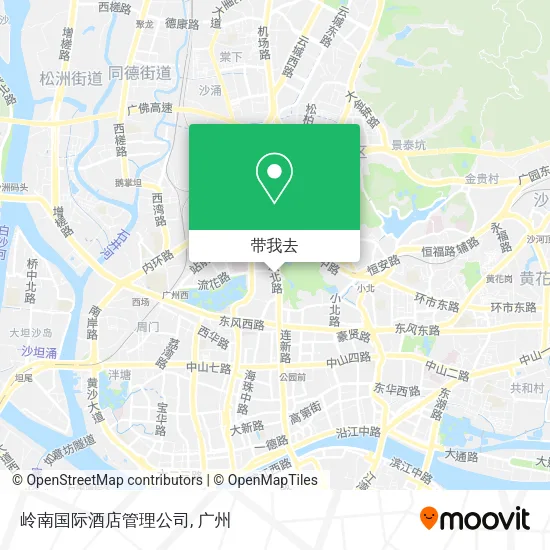 岭南国际酒店管理公司地图
