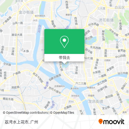 荔湾水上花市地图