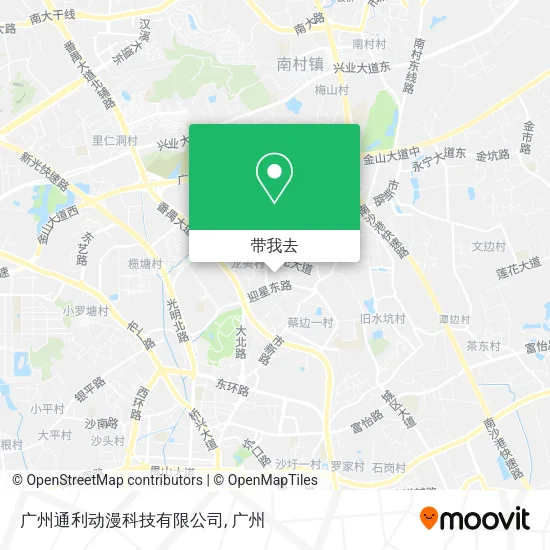 广州通利动漫科技有限公司地图