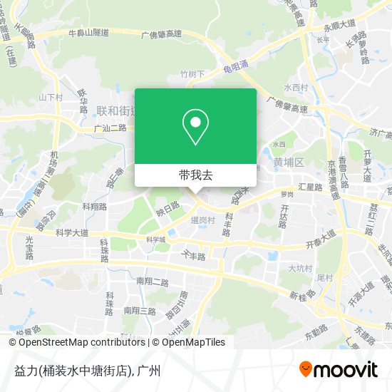 益力(桶装水中塘街店)地图