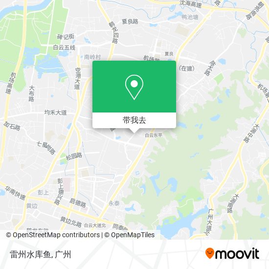雷州水库鱼地图