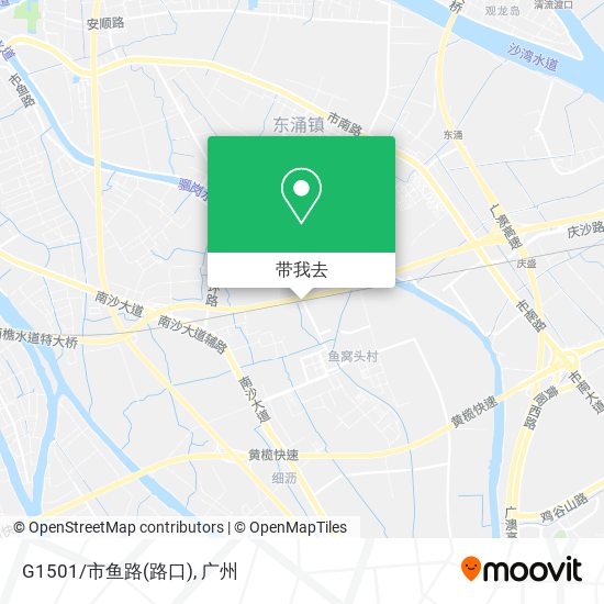 G1501/市鱼路(路口)地图