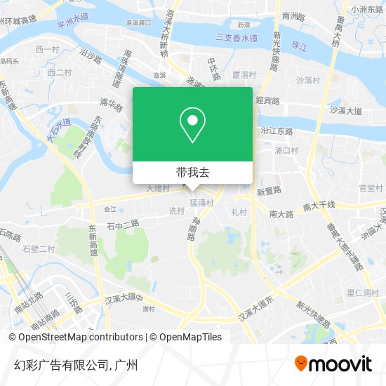 幻彩广告有限公司地图