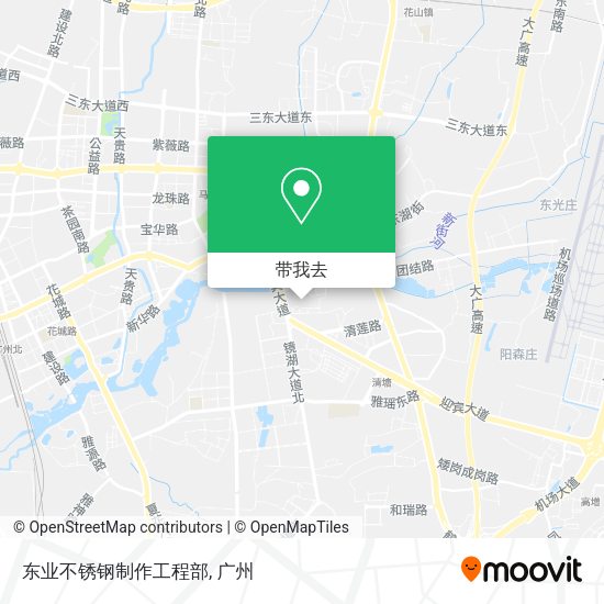 东业不锈钢制作工程部地图