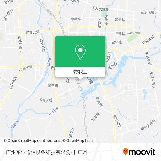 广州东业通信设备维护有限公司地图