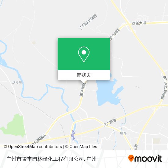 广州市骏丰园林绿化工程有限公司地图