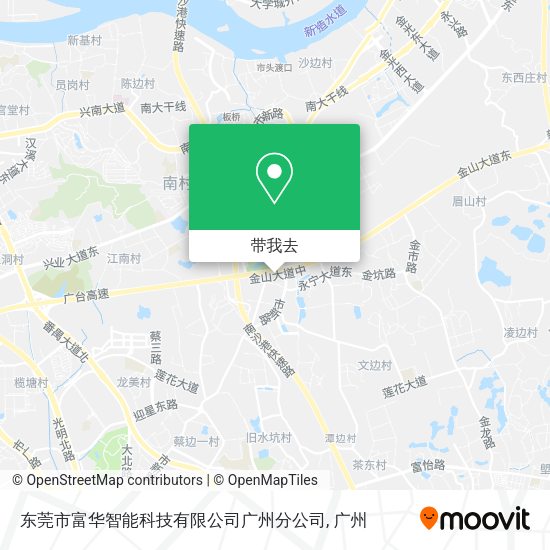 东莞市富华智能科技有限公司广州分公司地图