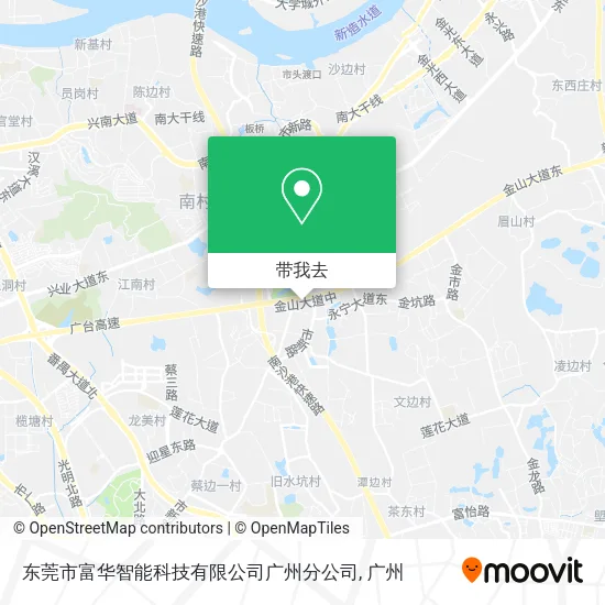 东莞市富华智能科技有限公司广州分公司地图