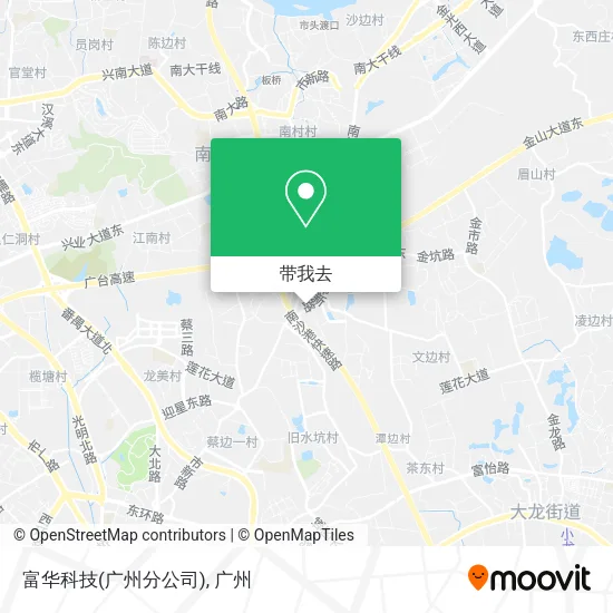 富华科技(广州分公司)地图