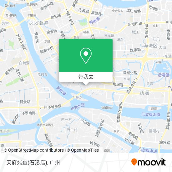 天府烤鱼(石溪店)地图
