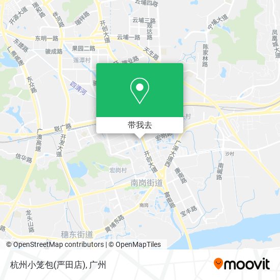 杭州小笼包(严田店)地图