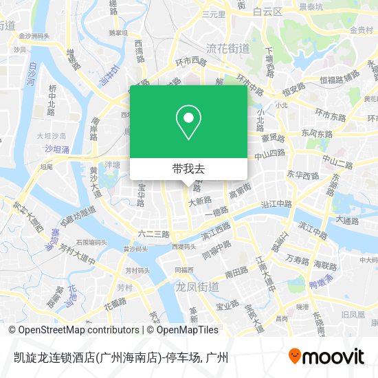 凯旋龙连锁酒店(广州海南店)-停车场地图