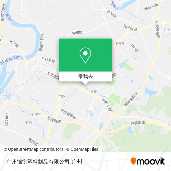 广州锦御塑料制品有限公司地图