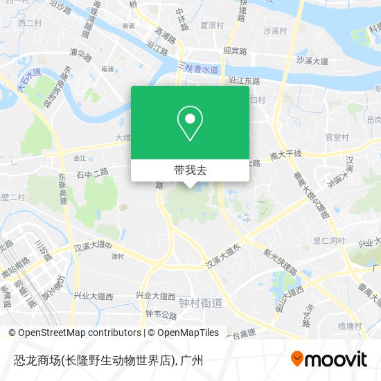 恐龙商场(长隆野生动物世界店)地图