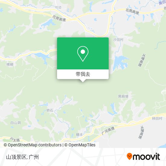 山顶景区地图