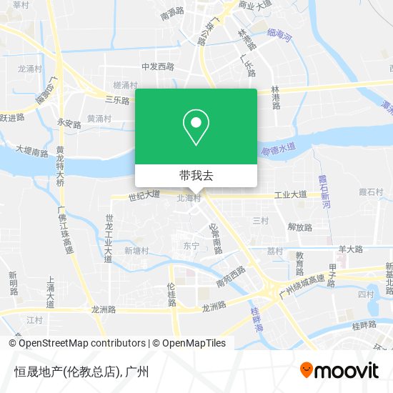 恒晟地产(伦教总店)地图