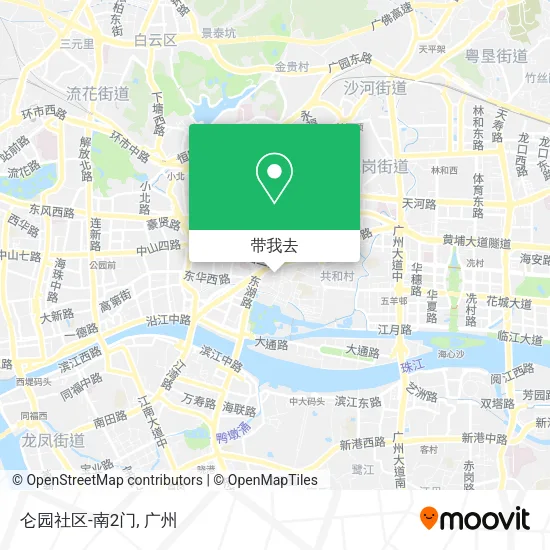 仑园社区-南2门地图