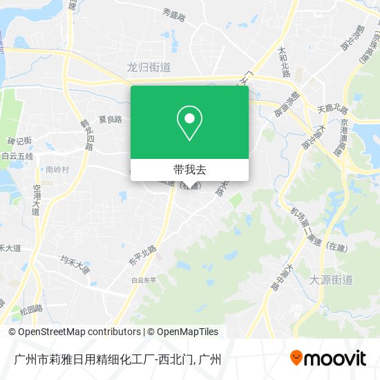 广州市莉雅日用精细化工厂-西北门地图