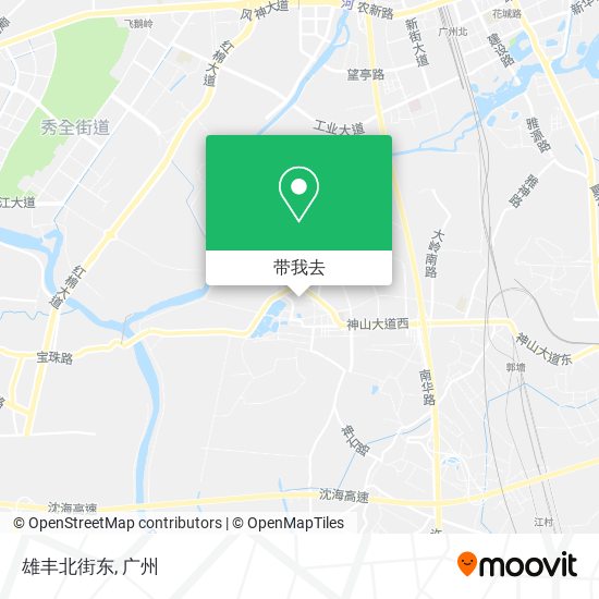 雄丰北街东地图