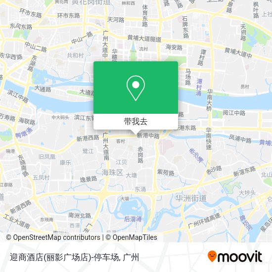 迎商酒店(丽影广场店)-停车场地图