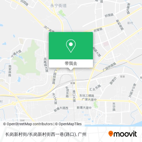 长岗新村街/长岗新村街西一巷(路口)地图