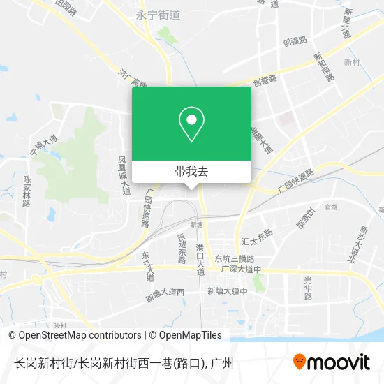 长岗新村街/长岗新村街西一巷(路口)地图