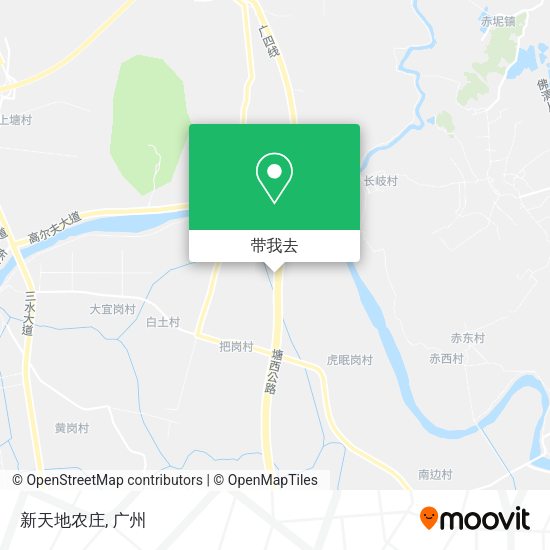 新天地农庄地图