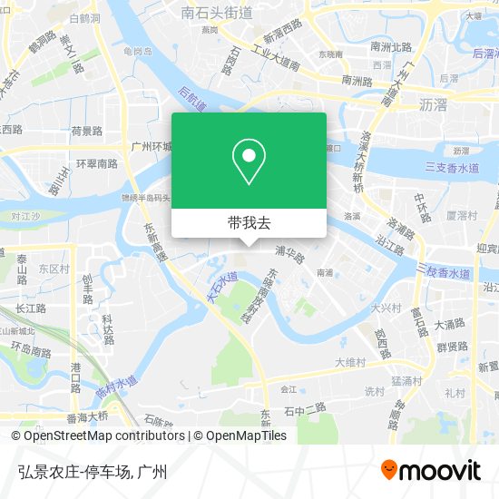 弘景农庄-停车场地图